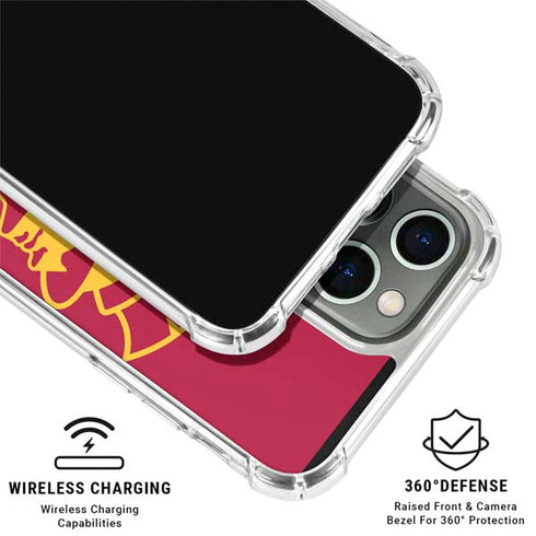 University of Southern California USC Gold Trojan Mascot iPhone 16 Pro Clear Case